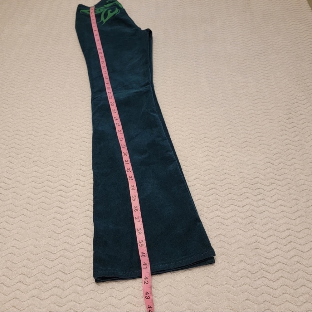 PacSun Low Rise Bootcut Corduroy Flare Pants Tall Size 26 Teal - Picture 11 of 12